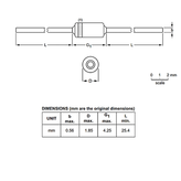 دیود زنر 3 ولت 500 میلی وات